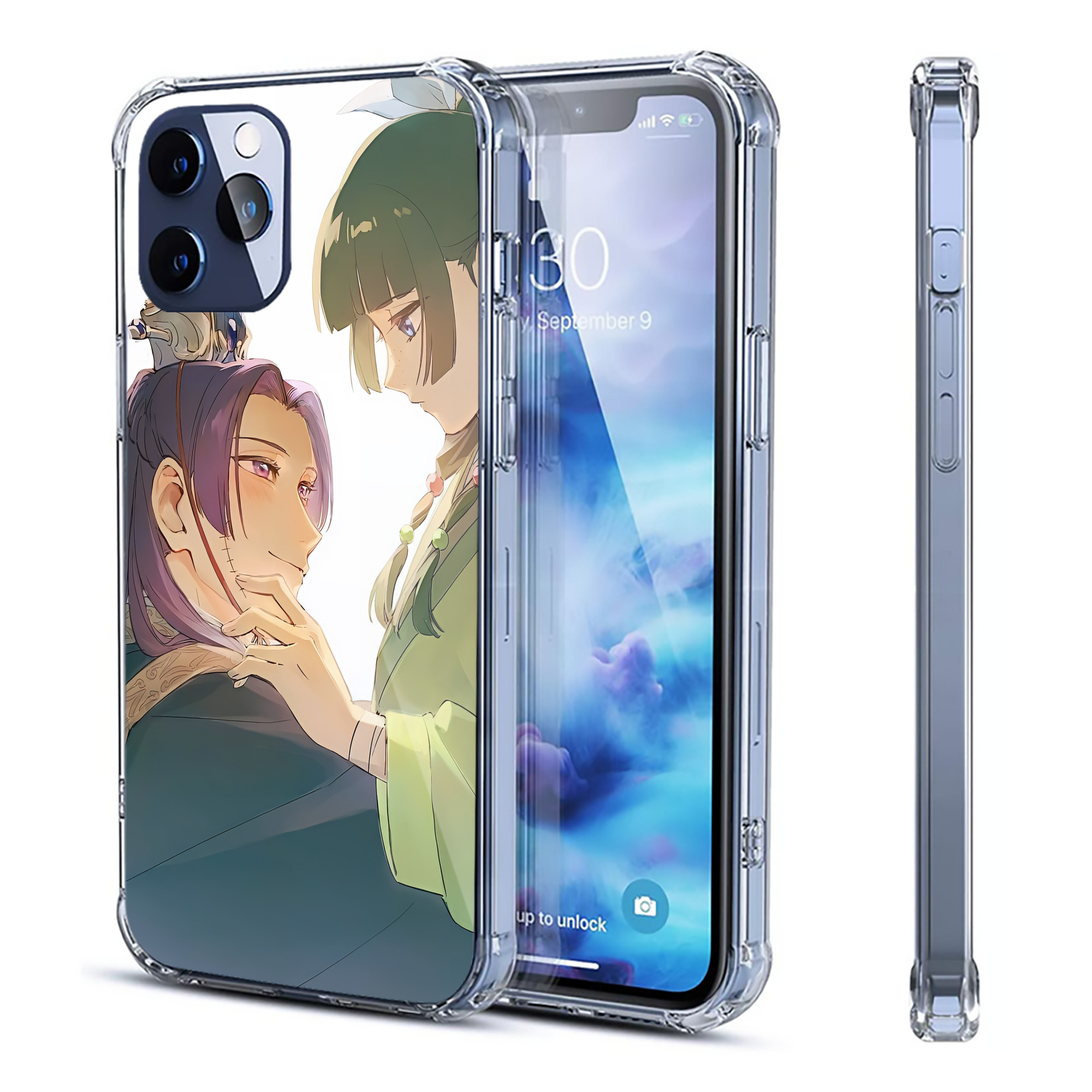 （画像用） 薬屋のひとりごと The Apothecary Diaries 【iPhone 12シリーズ対応】透明スマホケース（クリアソフトケース）